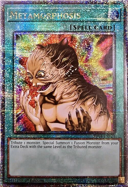 Image for Metamorphosis (Quarter Century Secret Rare) (RA04-EN123) - YuGiOh