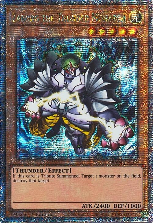 Image for Zaborg the Thunder Monarch (Quarter Century Secret Rare) (RA04-EN125) - YuGiOh