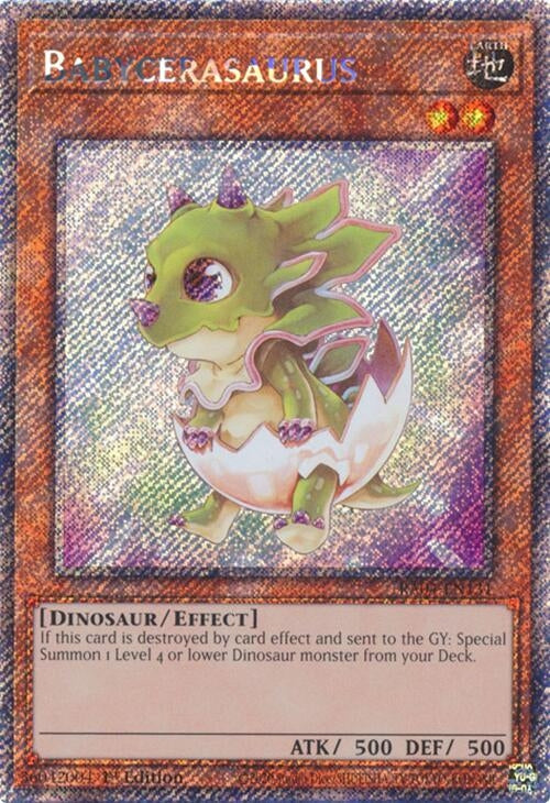 Babycerasaurus (Platinum Secret Rare) (RA04-EN131)