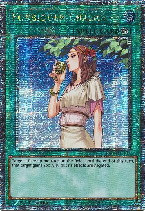 Image for Forbidden Chalice (Quarter Century Secret Rare) (RA04-EN137) - YuGiOh
