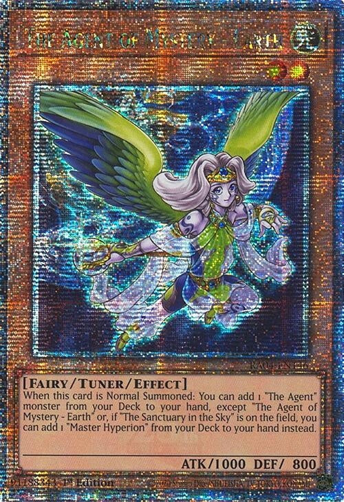 Image for The Agent of Mystery - Earth (Quarter Century Secret Rare) (RA04-EN146) - YuGiOh
