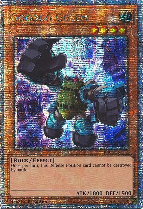 Image for Gogogo Golem (Quarter Century Secret Rare) (RA04-EN152) - YuGiOh