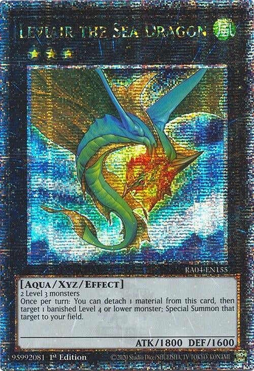 Image for Leviair the Sea Dragon (Quarter Century Secret Rare) (RA04-EN155) - YuGiOh