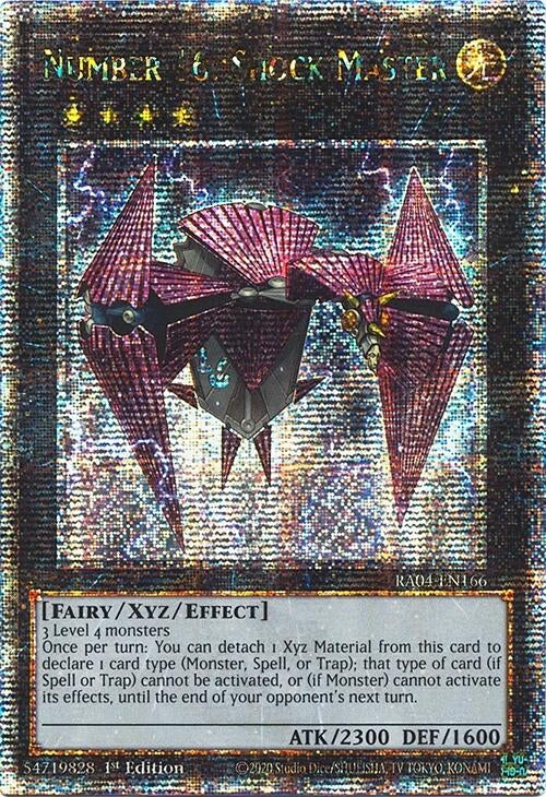 Image for Number 16: Shock Master (Quarter Century Secret Rare) (RA04-EN166) - YuGiOh