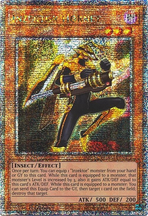 Image for Inzektor Hornet (Quarter Century Secret Rare) (RA04-EN171) - YuGiOh
