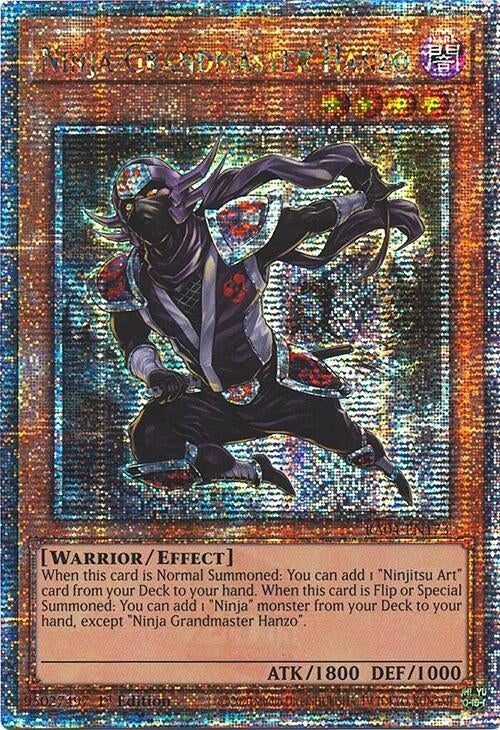 Image for Ninja Grandmaster Hanzo (Quarter Century Secret Rare) (RA04-EN173) - YuGiOh
