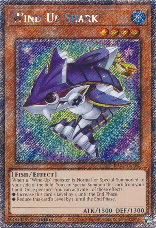 Wind-Up Shark (Platinum Secret Rare) (RA04-EN180)
