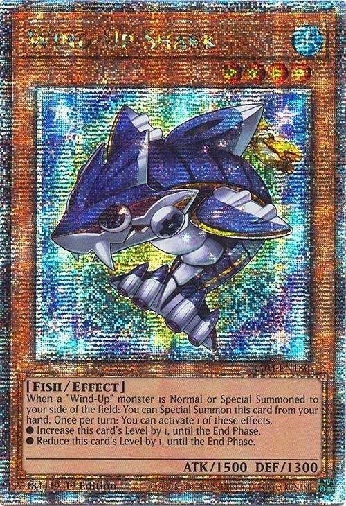 Image for Wind-Up Shark (Quarter Century Secret Rare) (RA04-EN180) - YuGiOh