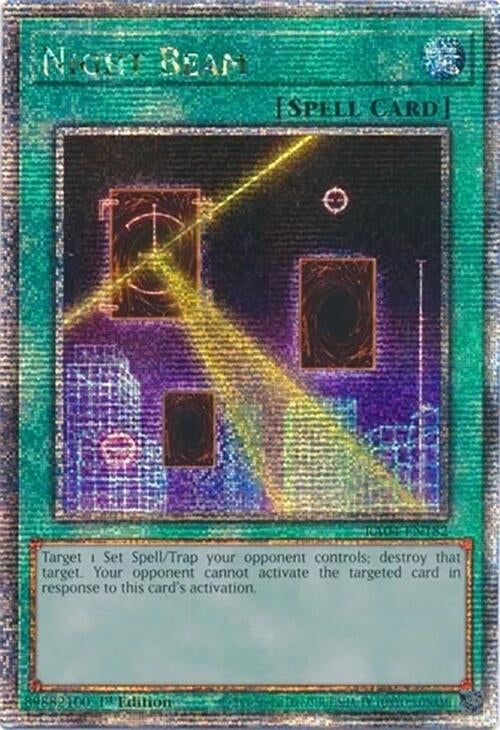 Image for Night Beam (Quarter Century Secret Rare) (RA04-EN182) - YuGiOh