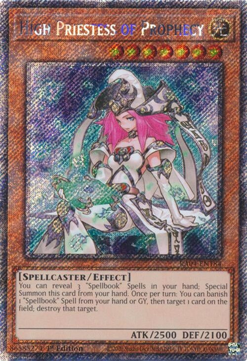 High Priestess of Prophecy (Platinum Secret Rare) (RA04-EN184)