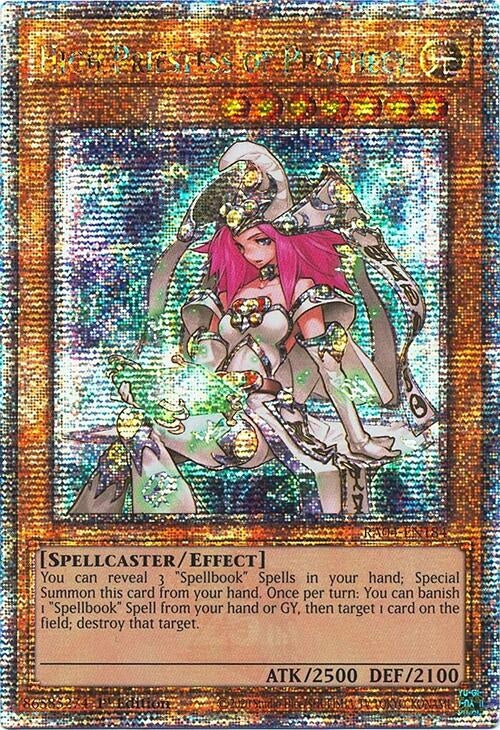 Image for High Priestess of Prophecy (Quarter Century Secret Rare) (RA04-EN184) - YuGiOh