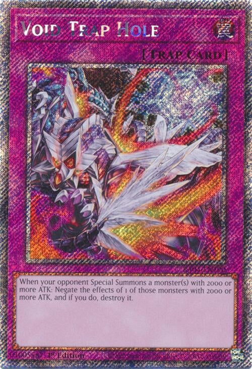 Void Trap Hole (Platinum Secret Rare) (RA04-EN190)