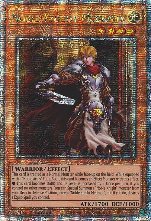 Image for Noble Knight Medraut (Quarter Century Secret Rare) (RA04-EN205) - YuGiOh