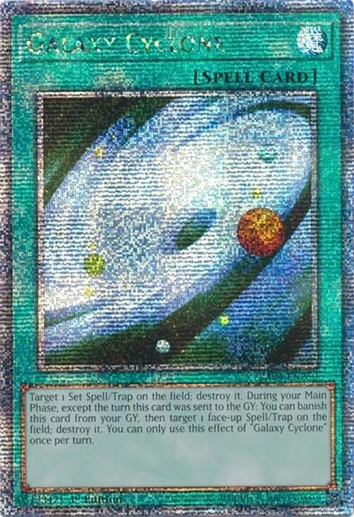 Image for Galaxy Cyclone (Quarter Century Secret Rare) (RA04-EN250) - YuGiOh