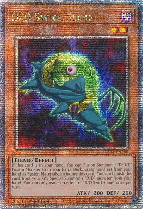 Image for D/D Swirl Slime (Quarter Century Secret Rare) (RA04-EN258) - YuGiOh