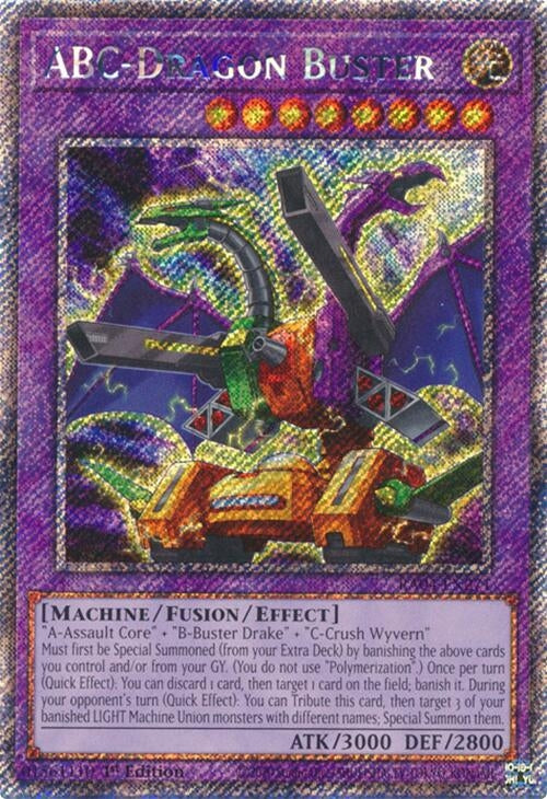 ABC-Dragon Buster (Platinum Secret Rare) (RA04-EN271) (Quarter Century Stampede)
