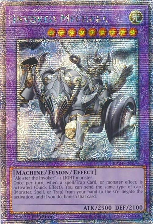 Image for Invoked Mechaba (Quarter Century Secret Rare) (RA04-EN279) - YuGiOh