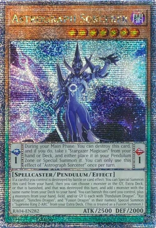 Image for Astrograph Sorcerer (Quarter Century Secret Rare) (RA04-EN282) - YuGiOh