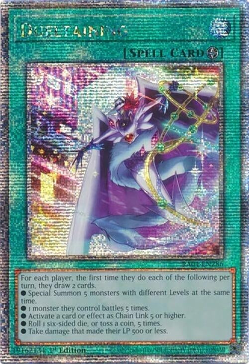 Image for Dueltaining (Quarter Century Secret Rare) (RA04-EN286) - YuGiOh