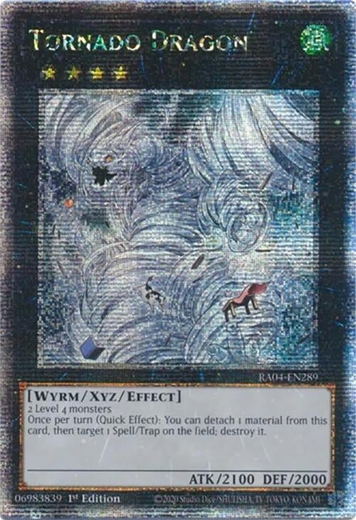 Image for Tornado Dragon (Quarter Century Secret Rare) (RA04-EN289) - YuGiOh