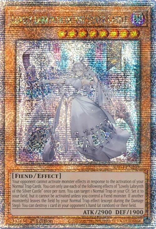 Image for Lovely Labrynth of the Silver Castle (Quarter Century Secret Rare) (RA04-EN295) - YuGiOh
