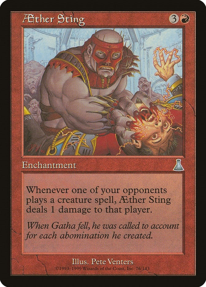 Image for Aether Sting (76) (Urza's Destiny) - Magic: The Gathering