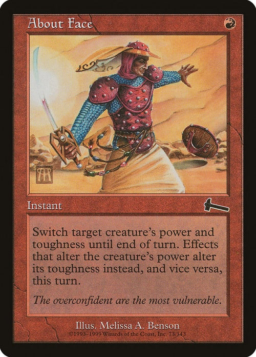 Image for About Face (73) (Urza's Legacy) - Magic: The Gathering