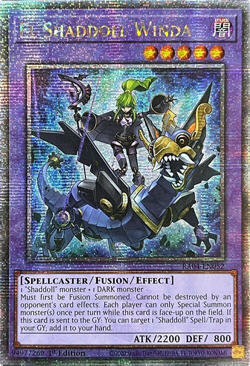 Image for El Shaddoll Winda (Quarter Century Secret Rare) (RA04-EN052) - YuGiOh
