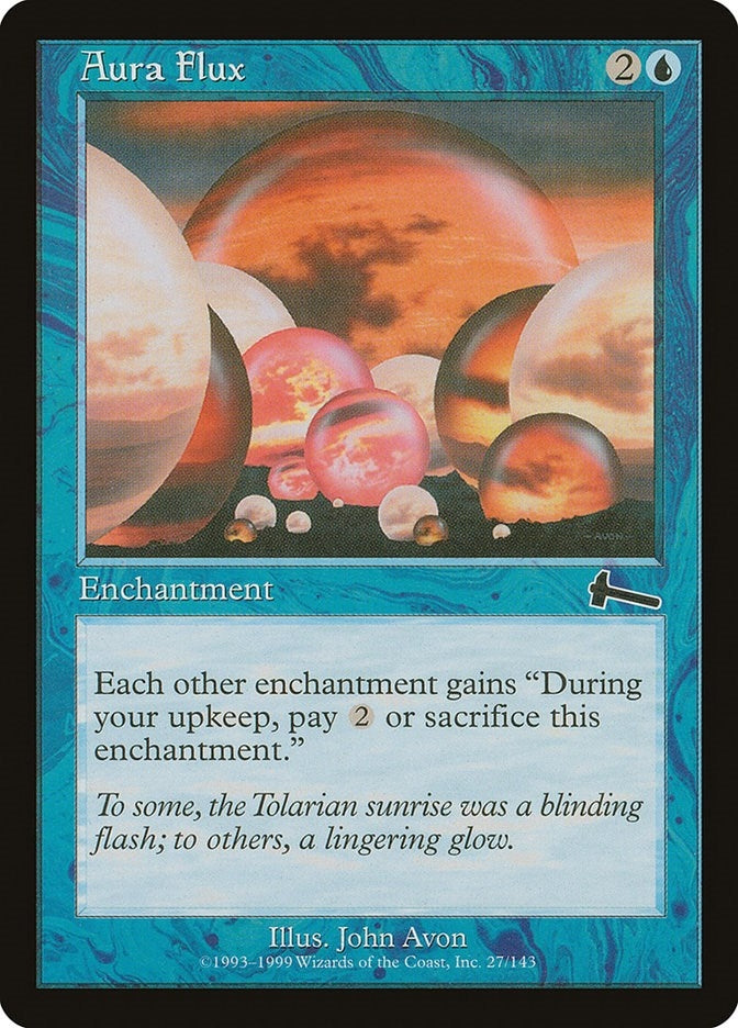 Image for Aura Flux (27) (Urza's Legacy) - Magic: The Gathering