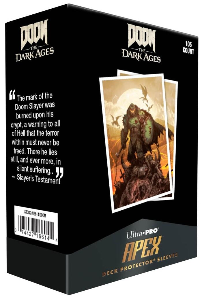 Image for DOOM APEX Deck Protector Sleeves 2 for Bethesda - DOOM (105-pack) - Card Sleeves