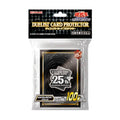 Image for Imported Yu-Gi-Oh! Duelist Card Protectors - 25th Anniversary "Quarter Century" Black (100-Pack) - Card Sleeves