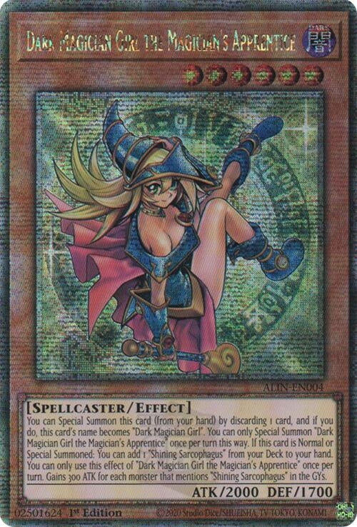 Image for Dark Magician Girl the Magician's Apprentice (Quarter Century Secret Rare) (ALIN-EN004) (ALIN) - YuGiOh