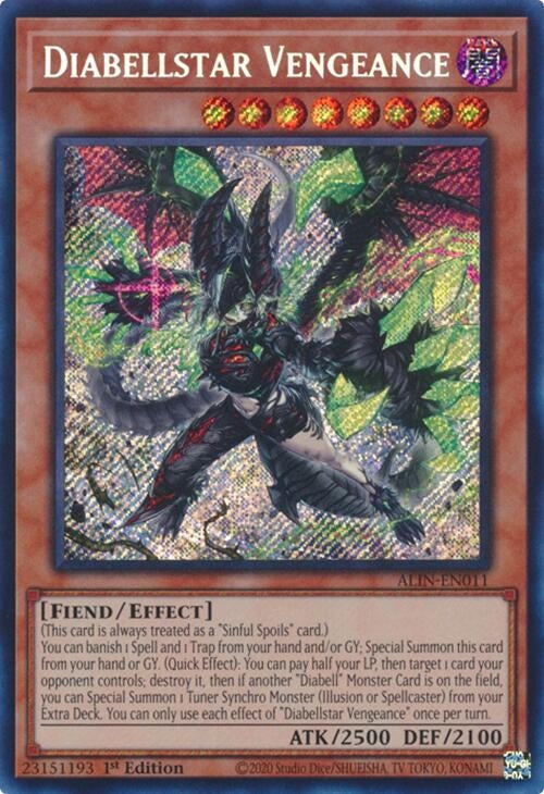 Image for Diabellstar Vengeance (ALIN-EN011) (ALIN) - YuGiOh