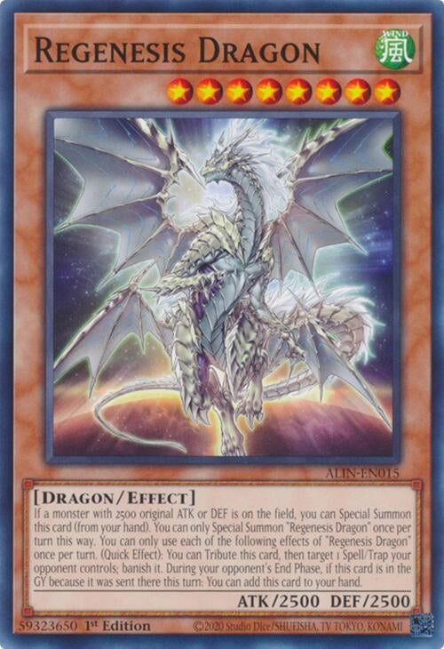 Image for Regenesis Dragon (ALIN-EN015) (ALIN) - YuGiOh