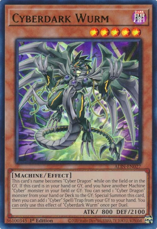 Image for Cyberdark Wurm (ALIN-EN027) (ALIN) - YuGiOh
