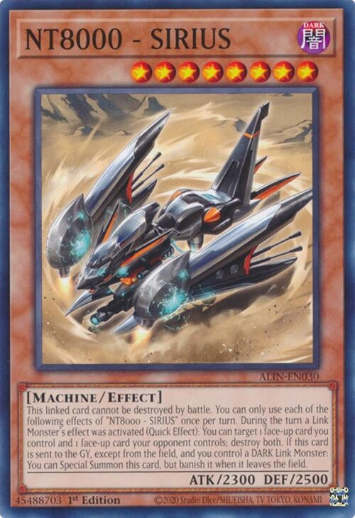 Image for NT8000 - SIRIUS (ALIN-EN030) (ALIN) - YuGiOh
