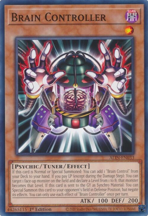 Image for Brain Controller (ALIN-EN033) (ALIN) - YuGiOh