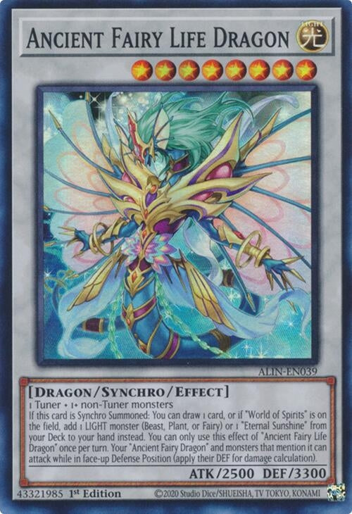 Image for Ancient Fairy Life Dragon (ALIN-EN039) (ALIN) - YuGiOh