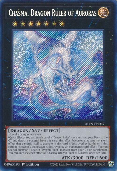 Image for Chasma, Dragon Ruler of Auroras (ALIN-EN047) (ALIN) - YuGiOh