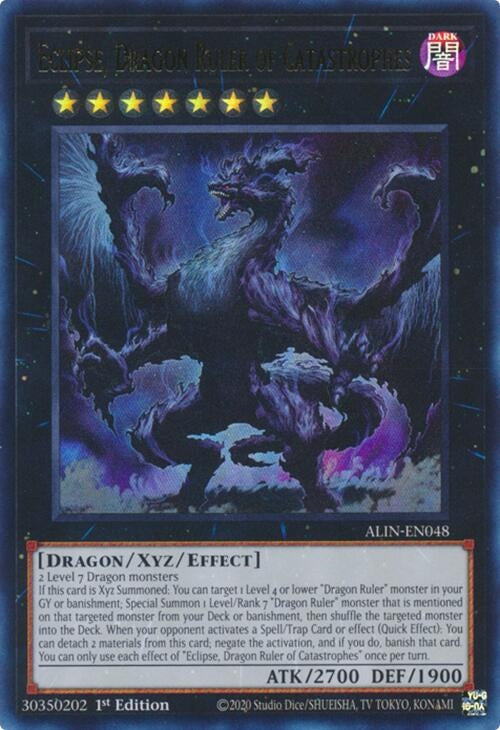 Image for Eclipse, Dragon Ruler of Catastrophes (ALIN-EN048) (ALIN) - YuGiOh