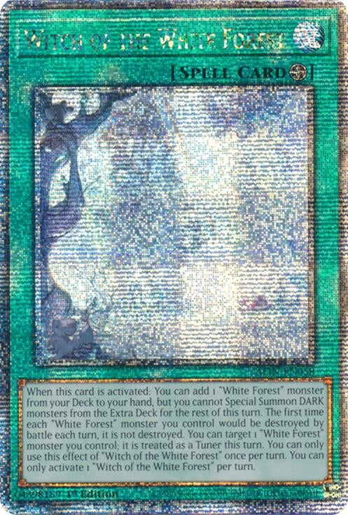 Image for Witch of the White Forest (Quarter Century Secret Rare) (ALIN-EN058) (ALIN) - YuGiOh