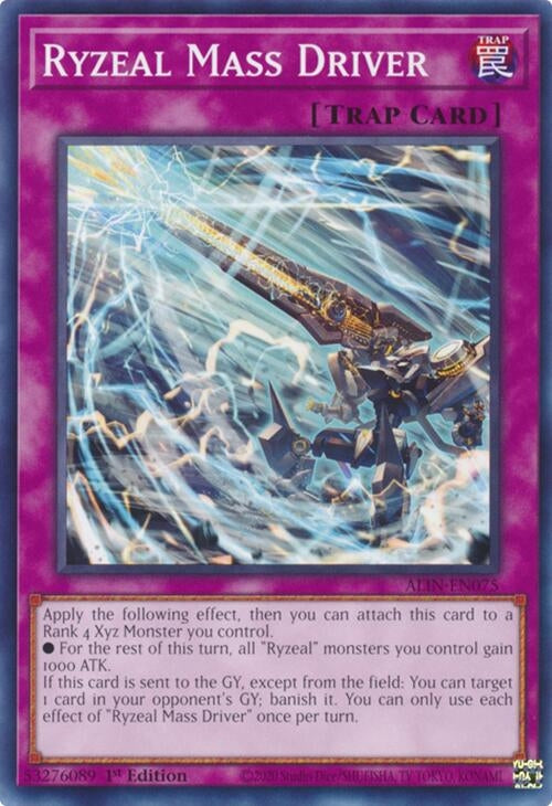Image for Ryzeal Mass Driver (ALIN-EN075) (ALIN) - YuGiOh