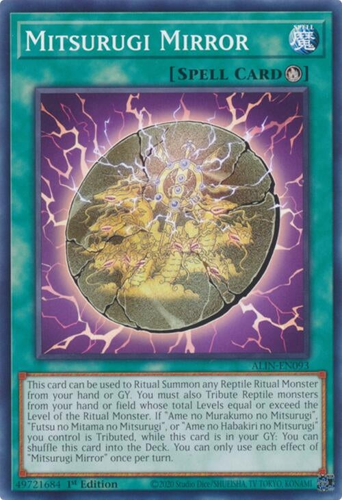 Image for Mitsurugi Mirror (ALIN-EN093) (ALIN) - YuGiOh