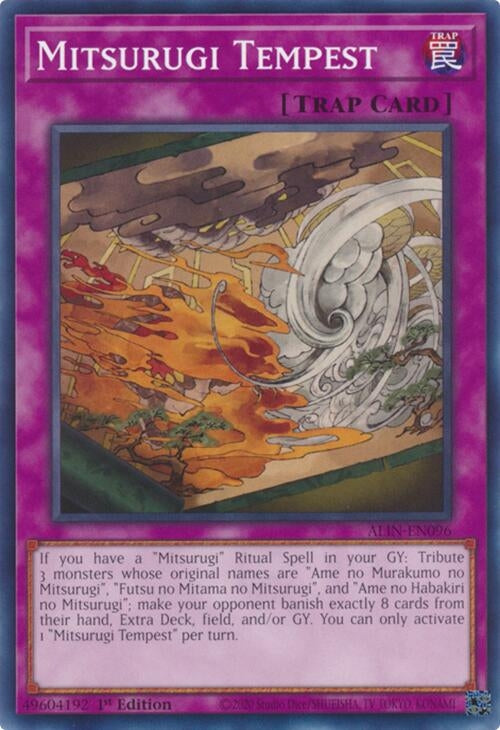 Image for Mitsurugi Tempest (ALIN-EN096) (ALIN) - YuGiOh