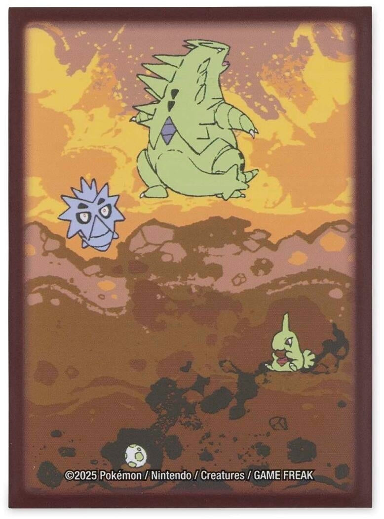 Image for Pokemon TCG: Pokémon Center × OMOCAT - Tyranitar Card Sleeves (65 Pack) - Card Sleeves