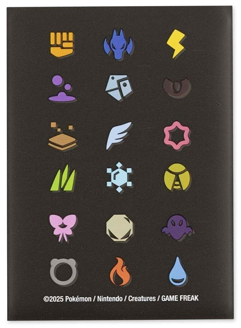 Image for Pokemon TCG: Pokemon Center Exclusive - Elemental Types (65 Pack) - Card Sleeves