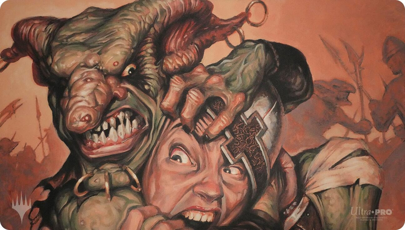 Image for Matt Cavotta Ultra Pro Exclusive Playmat for Magic: The Gathering  - Goblin Piledriver - Playmats