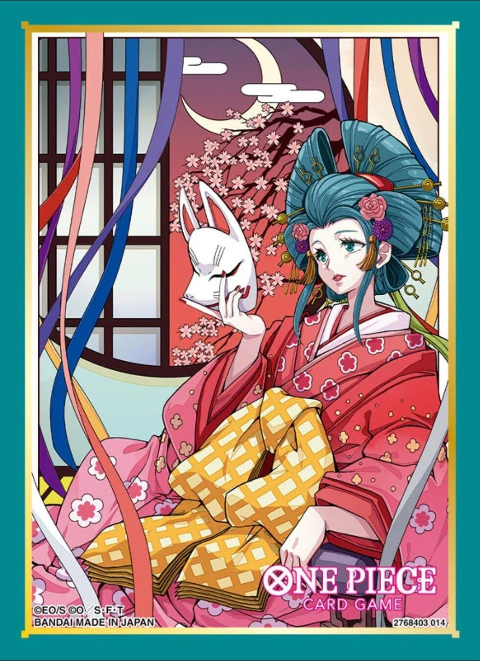 Image for One Piece Card Game Official Sleeves: Assortment 10 - Kouzuki Hiyori (70-Pack) - Card Sleeves