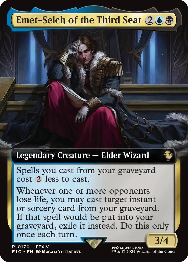 Image for Emet-Selch of the Third Seat (Extended Art) (170) (FINAL FANTASY) - Magic: The Gathering