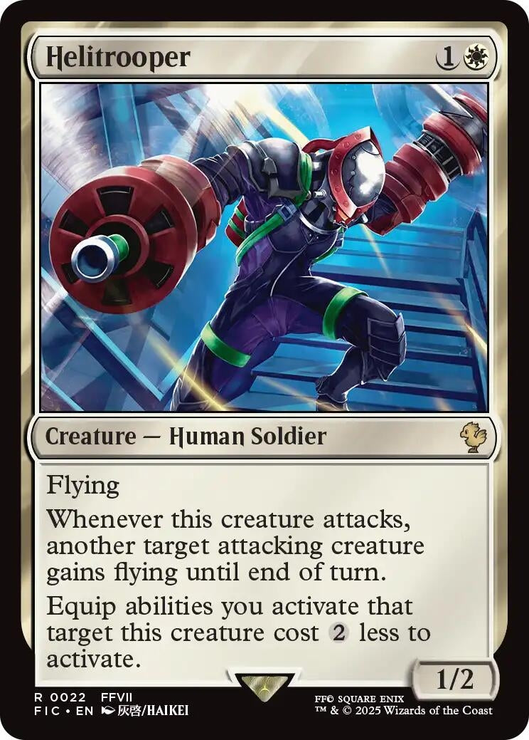 Image for Helitrooper (22) (FINAL FANTASY) - Magic: The Gathering